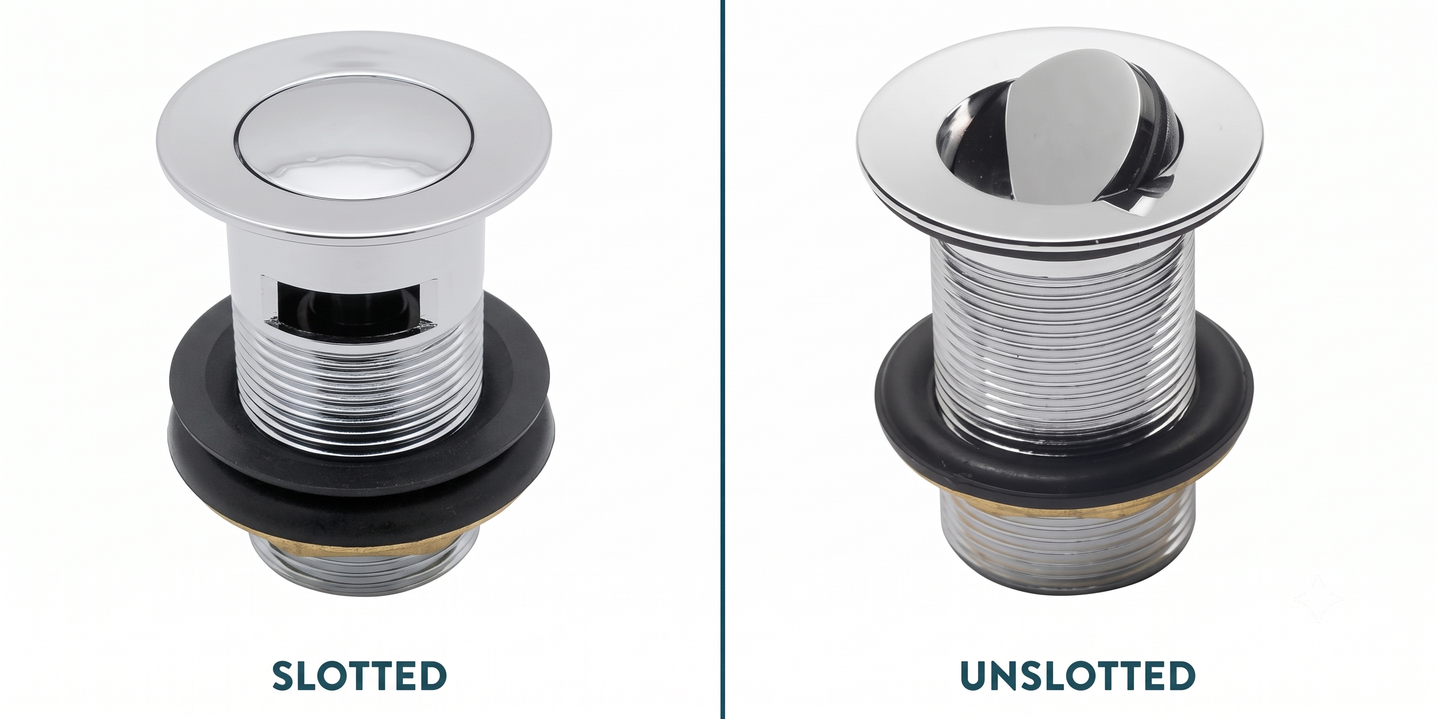 Slotted or Unslotted Basin Wastes: Click Clack, Pop-Up or Chain?